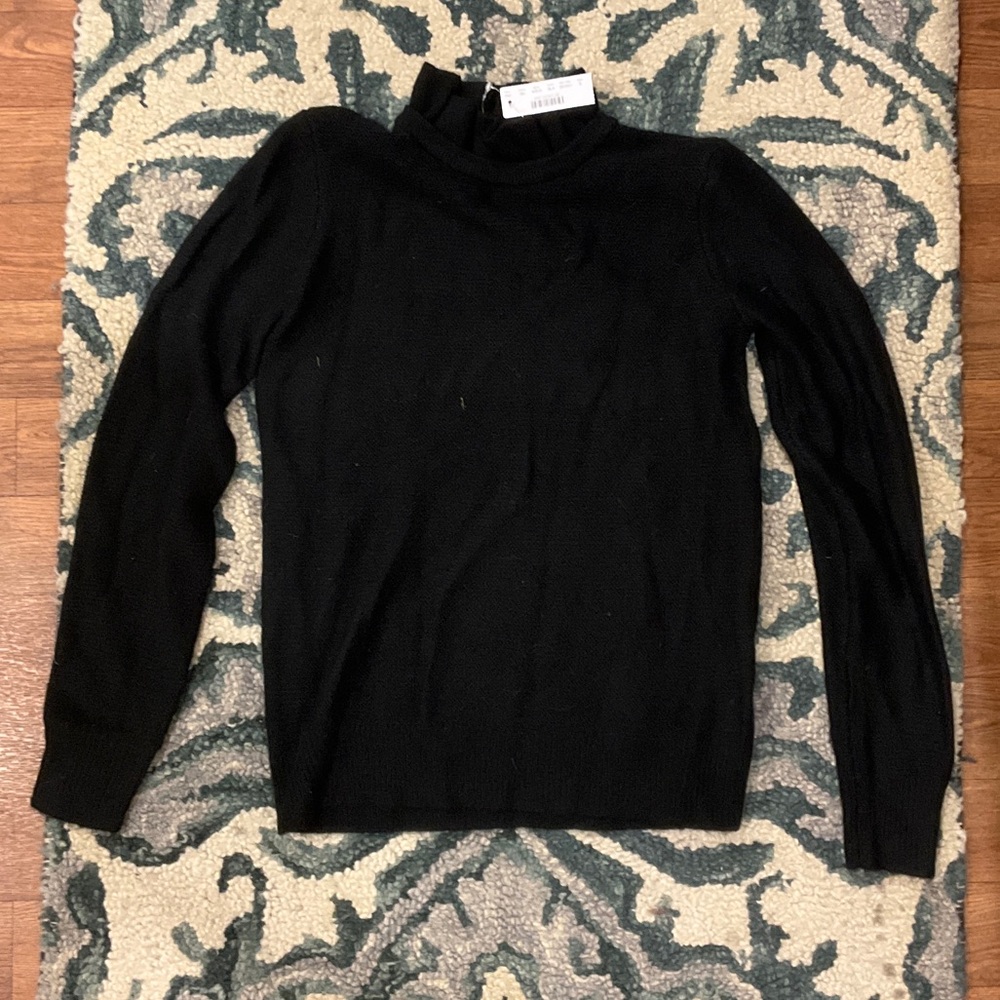 J. Crew Black Knit Turtleneck